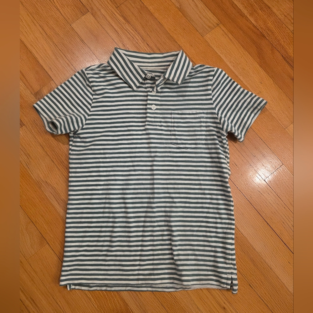Mini Boden Striped Polo Shirt